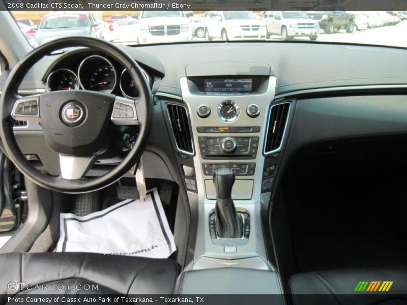 Thunder Gray Chromaflair / Ebony 2008 Cadillac CTS Sedan