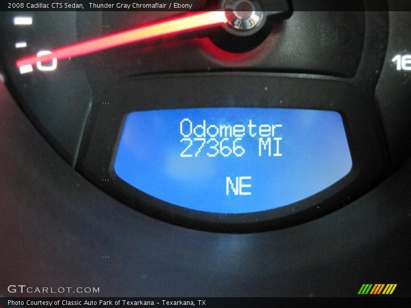 Thunder Gray Chromaflair / Ebony 2008 Cadillac CTS Sedan