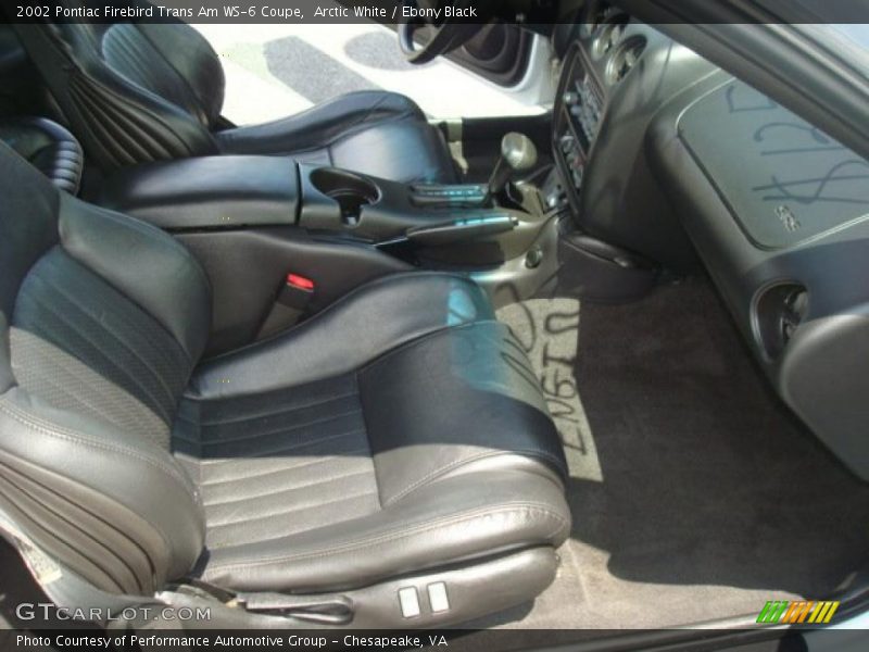 Arctic White / Ebony Black 2002 Pontiac Firebird Trans Am WS-6 Coupe