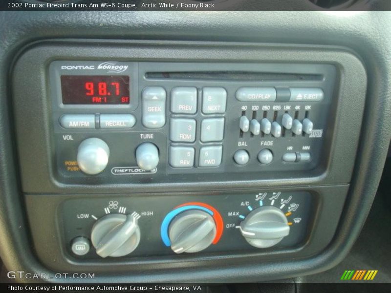Arctic White / Ebony Black 2002 Pontiac Firebird Trans Am WS-6 Coupe