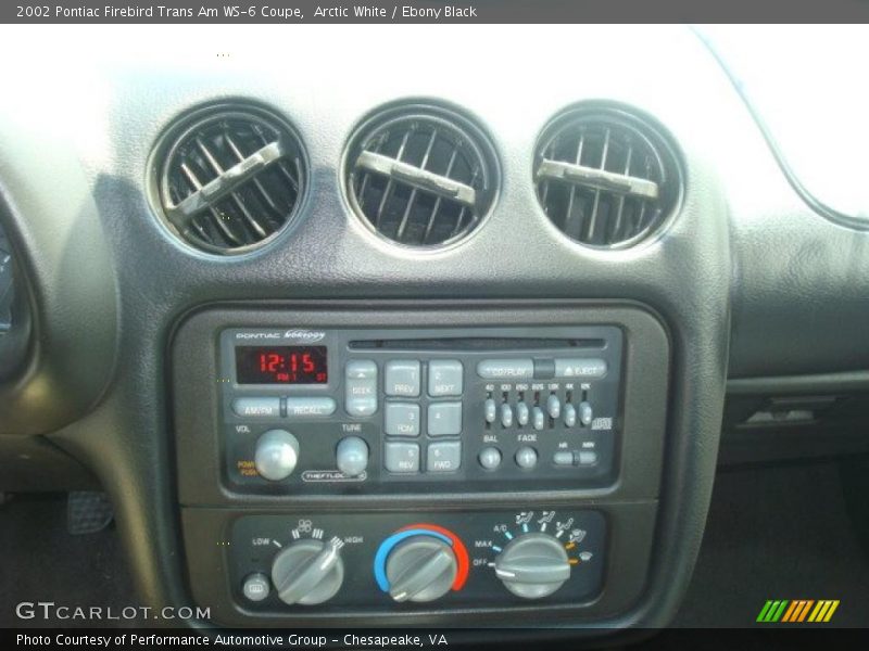 Arctic White / Ebony Black 2002 Pontiac Firebird Trans Am WS-6 Coupe