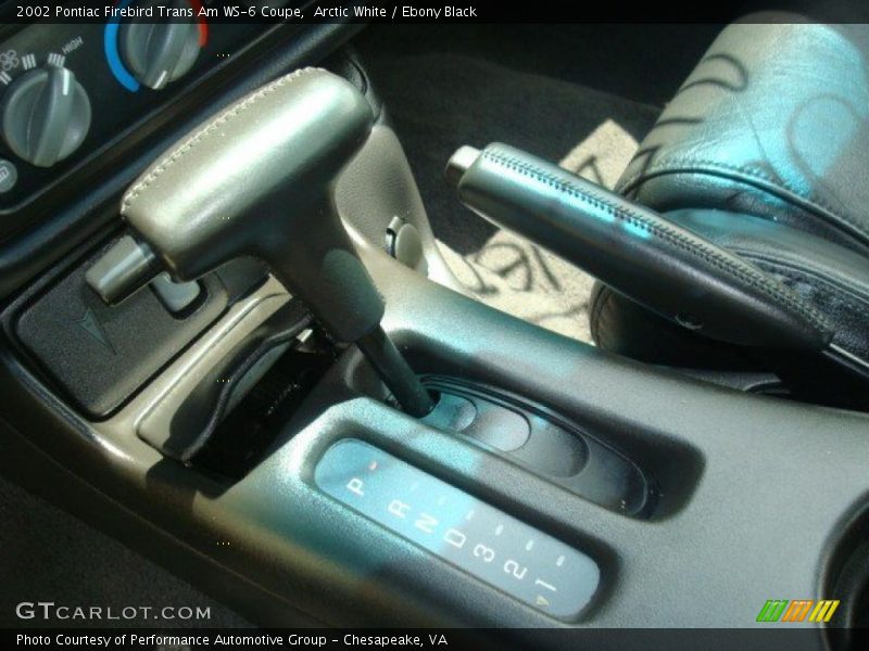 Arctic White / Ebony Black 2002 Pontiac Firebird Trans Am WS-6 Coupe