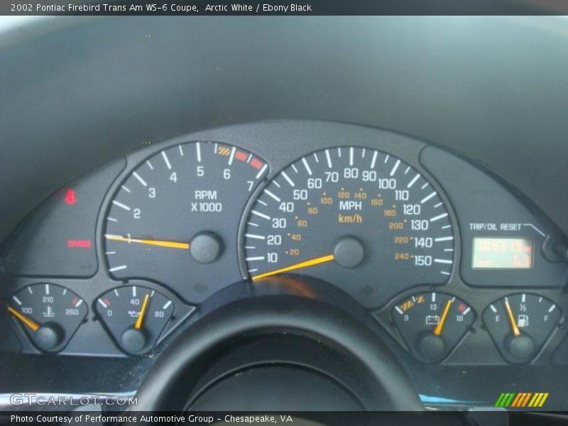 Arctic White / Ebony Black 2002 Pontiac Firebird Trans Am WS-6 Coupe