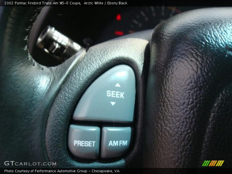 Arctic White / Ebony Black 2002 Pontiac Firebird Trans Am WS-6 Coupe