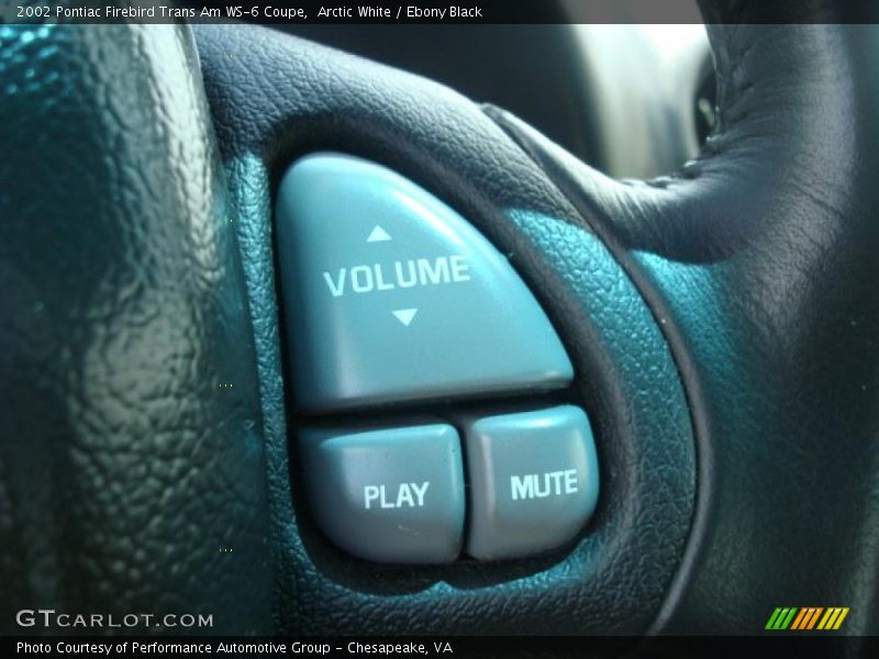 Arctic White / Ebony Black 2002 Pontiac Firebird Trans Am WS-6 Coupe