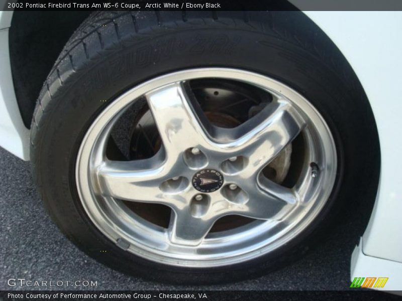 Arctic White / Ebony Black 2002 Pontiac Firebird Trans Am WS-6 Coupe