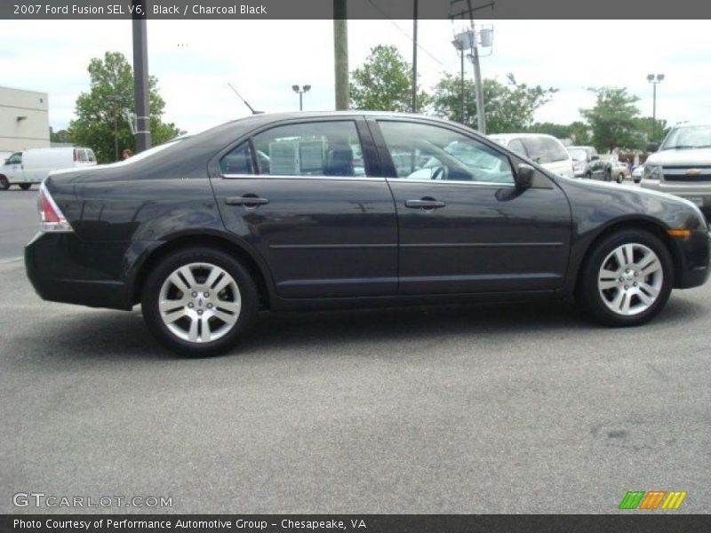 Black / Charcoal Black 2007 Ford Fusion SEL V6