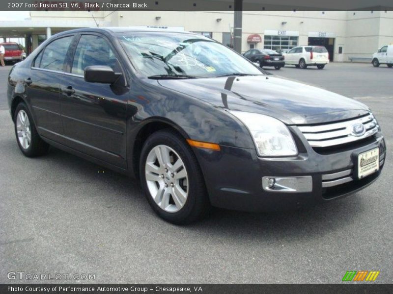 Black / Charcoal Black 2007 Ford Fusion SEL V6