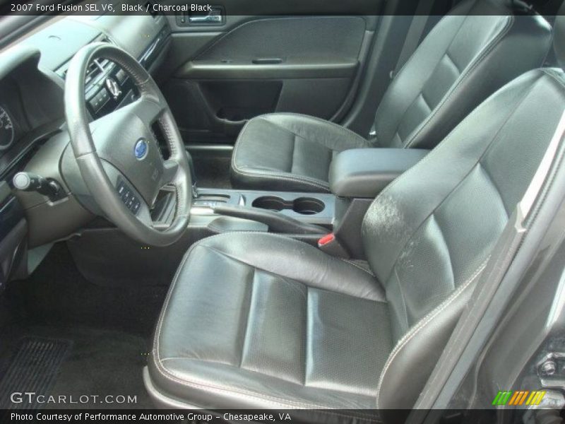 Black / Charcoal Black 2007 Ford Fusion SEL V6