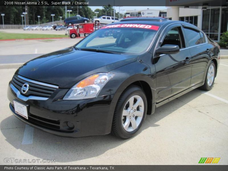 Super Black / Charcoal 2008 Nissan Altima 2.5 SL
