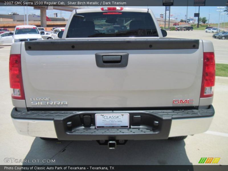 Silver Birch Metallic / Dark Titanium 2007 GMC Sierra 1500 Regular Cab