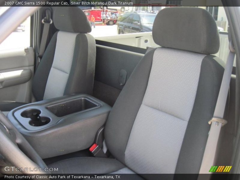 Silver Birch Metallic / Dark Titanium 2007 GMC Sierra 1500 Regular Cab