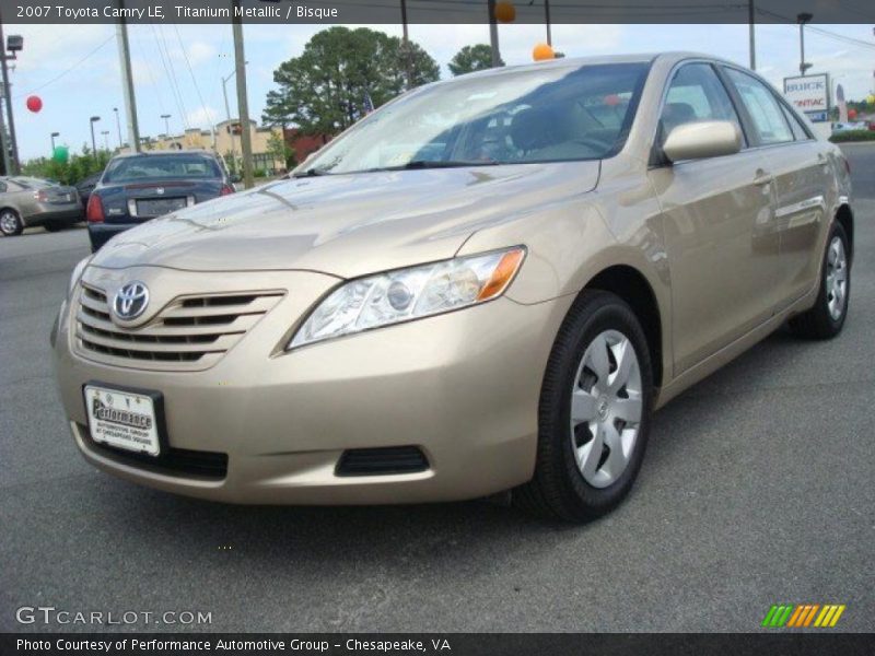 Titanium Metallic / Bisque 2007 Toyota Camry LE