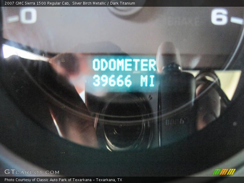 Silver Birch Metallic / Dark Titanium 2007 GMC Sierra 1500 Regular Cab