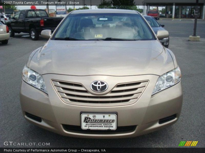 Titanium Metallic / Bisque 2007 Toyota Camry LE