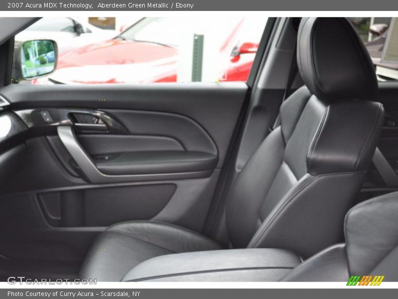 Aberdeen Green Metallic / Ebony 2007 Acura MDX Technology