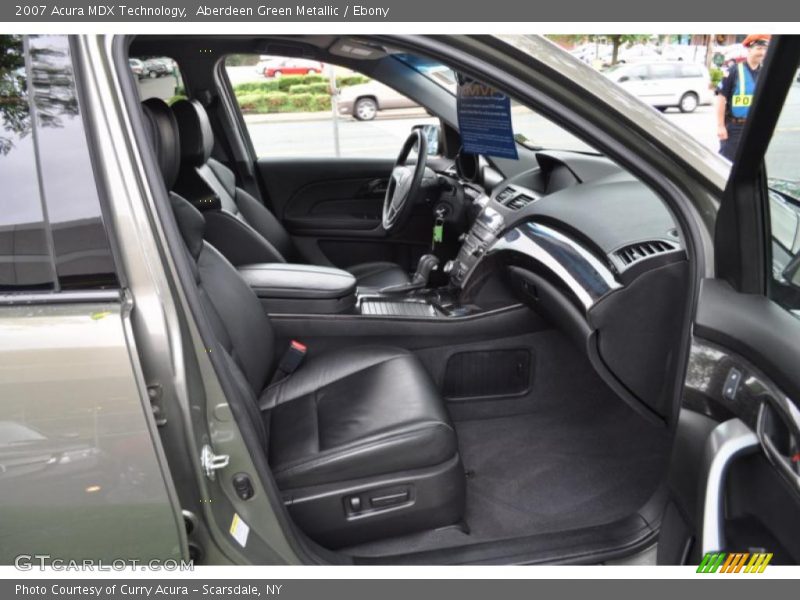 Aberdeen Green Metallic / Ebony 2007 Acura MDX Technology