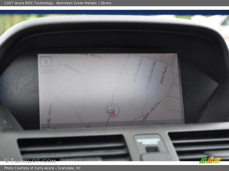 Aberdeen Green Metallic / Ebony 2007 Acura MDX Technology