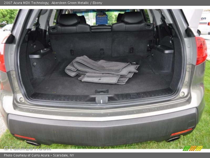 Aberdeen Green Metallic / Ebony 2007 Acura MDX Technology