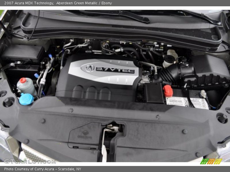 Aberdeen Green Metallic / Ebony 2007 Acura MDX Technology