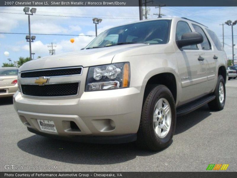 Silver Birch Metallic / Morocco Brown/Ebony 2007 Chevrolet Tahoe LS