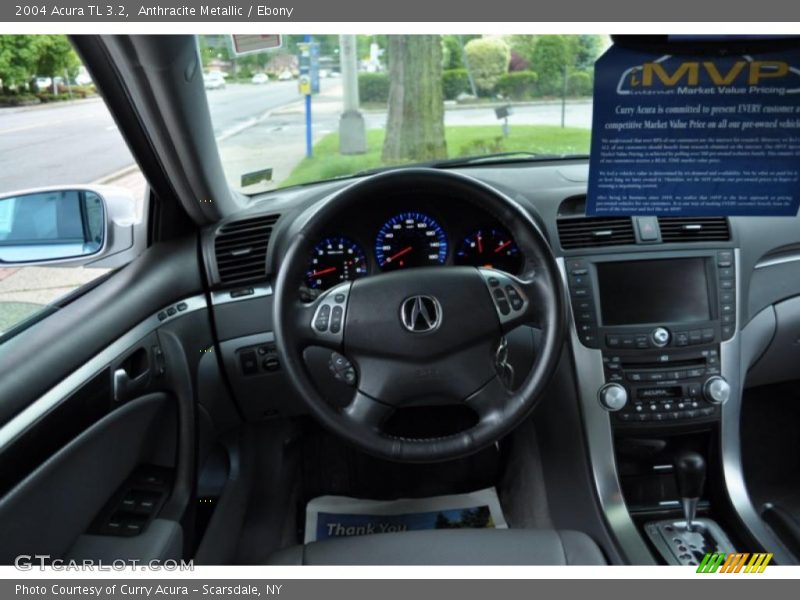 Anthracite Metallic / Ebony 2004 Acura TL 3.2