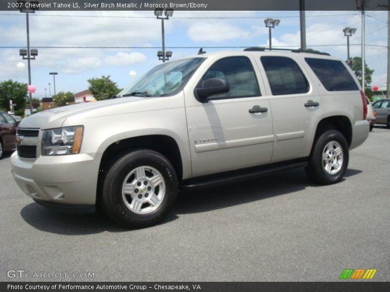 Silver Birch Metallic / Morocco Brown/Ebony 2007 Chevrolet Tahoe LS