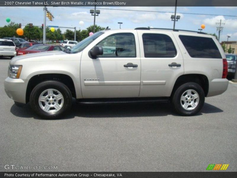 Silver Birch Metallic / Morocco Brown/Ebony 2007 Chevrolet Tahoe LS