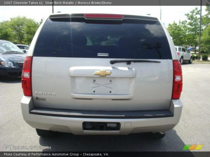 Silver Birch Metallic / Morocco Brown/Ebony 2007 Chevrolet Tahoe LS