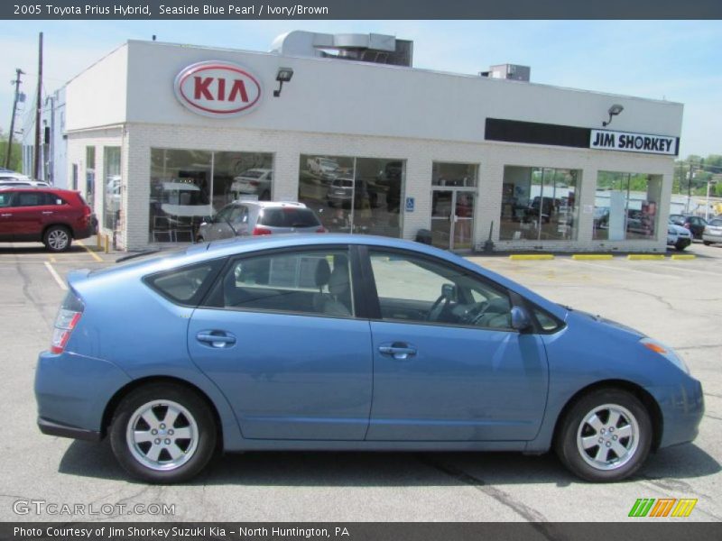 Seaside Blue Pearl / Ivory/Brown 2005 Toyota Prius Hybrid