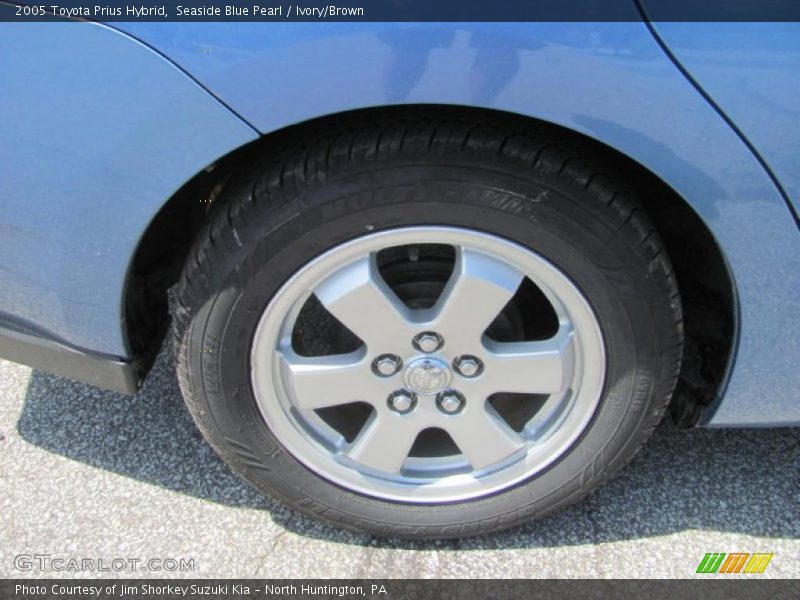 Seaside Blue Pearl / Ivory/Brown 2005 Toyota Prius Hybrid