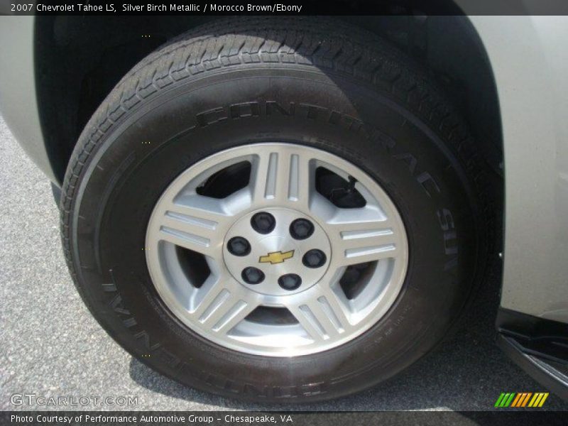 Silver Birch Metallic / Morocco Brown/Ebony 2007 Chevrolet Tahoe LS