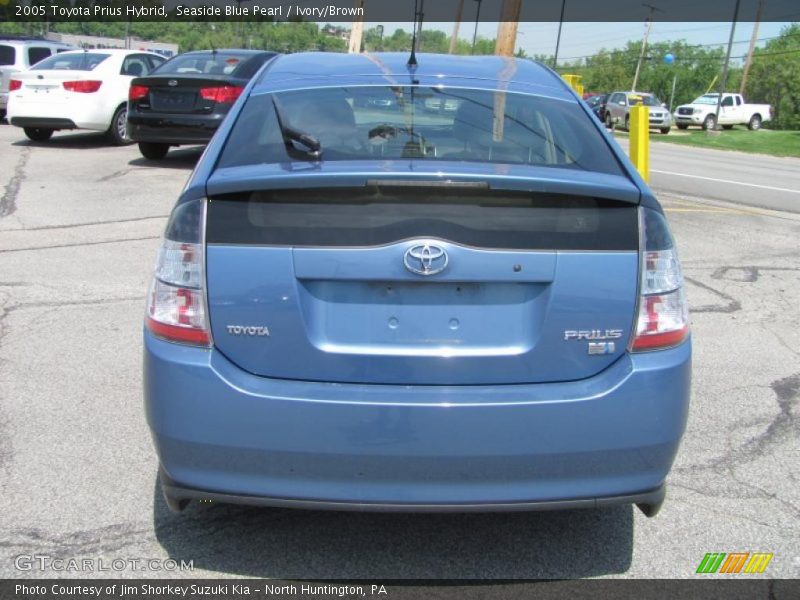 Seaside Blue Pearl / Ivory/Brown 2005 Toyota Prius Hybrid