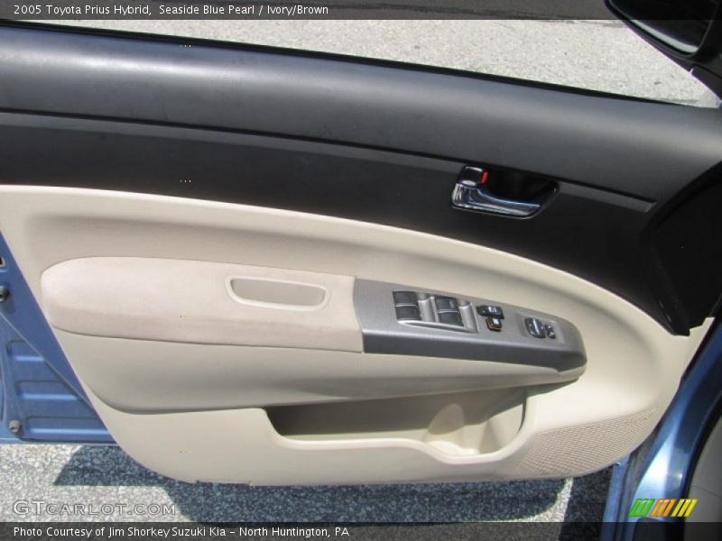 Seaside Blue Pearl / Ivory/Brown 2005 Toyota Prius Hybrid