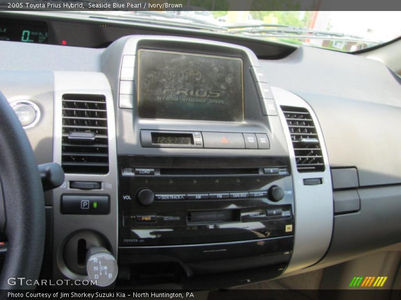 Seaside Blue Pearl / Ivory/Brown 2005 Toyota Prius Hybrid