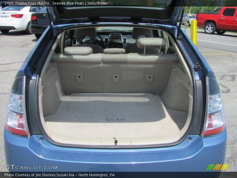 Seaside Blue Pearl / Ivory/Brown 2005 Toyota Prius Hybrid