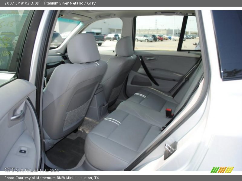 Titanium Silver Metallic / Grey 2007 BMW X3 3.0si