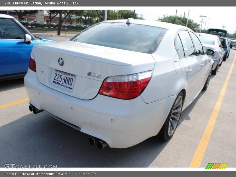 Alpine White / Black 2008 BMW M5 Sedan