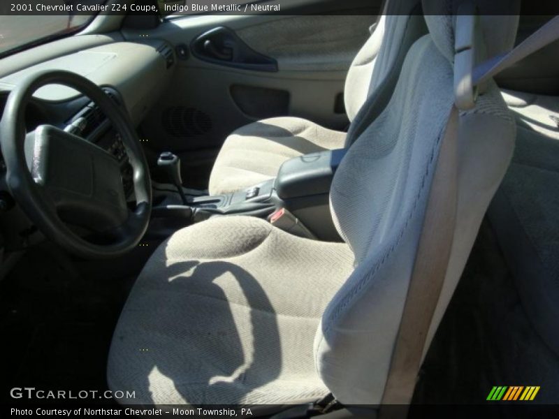 Indigo Blue Metallic / Neutral 2001 Chevrolet Cavalier Z24 Coupe