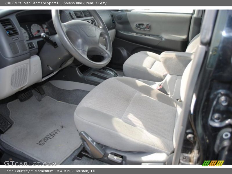 Solano Black Pearl / Gray 2003 Mitsubishi Montero Sport LS