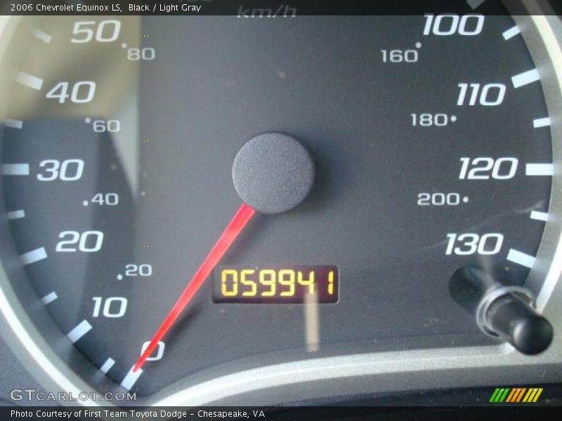 Black / Light Gray 2006 Chevrolet Equinox LS