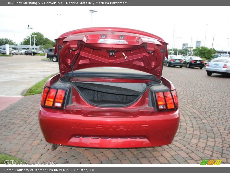 Redfire Metallic / Medium Parchment 2004 Ford Mustang V6 Convertible