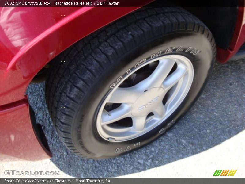 Magnetic Red Metallic / Dark Pewter 2002 GMC Envoy SLE 4x4