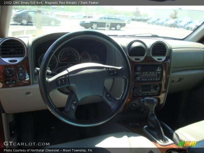 Magnetic Red Metallic / Dark Pewter 2002 GMC Envoy SLE 4x4