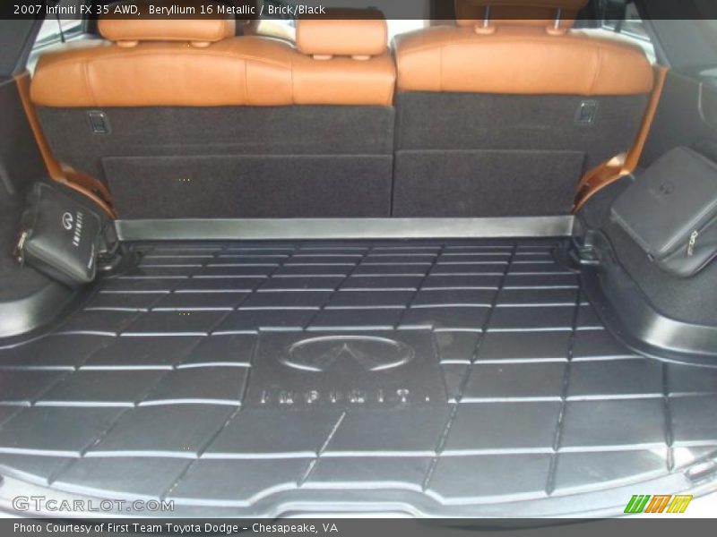 Beryllium 16 Metallic / Brick/Black 2007 Infiniti FX 35 AWD