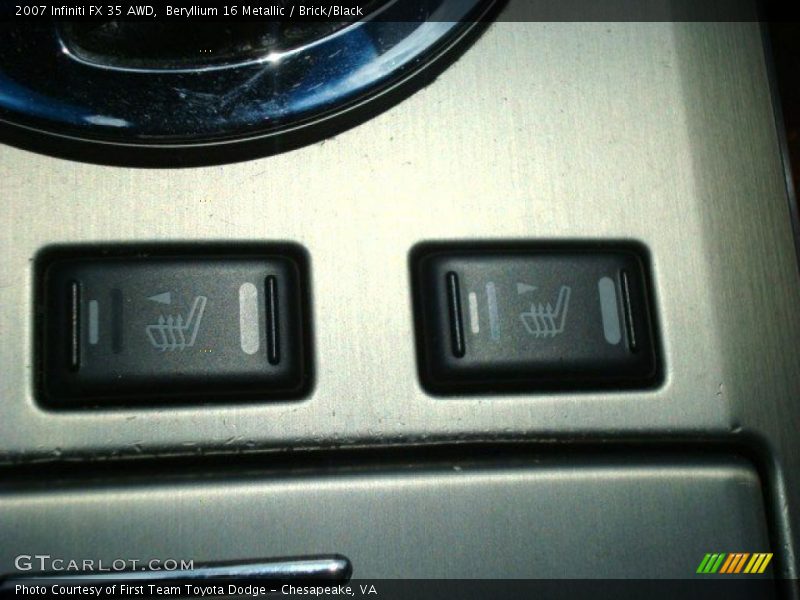 Beryllium 16 Metallic / Brick/Black 2007 Infiniti FX 35 AWD