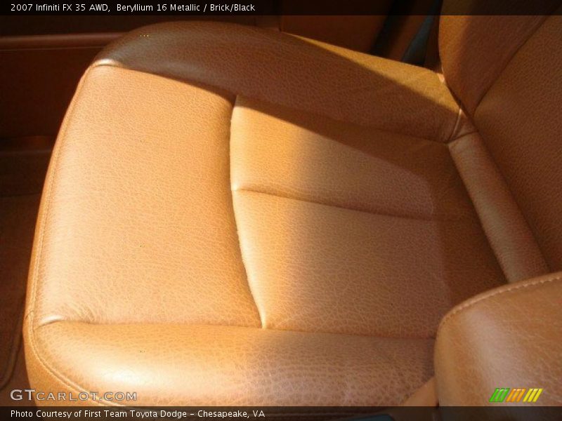 Beryllium 16 Metallic / Brick/Black 2007 Infiniti FX 35 AWD