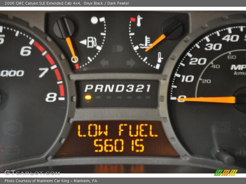 Onyx Black / Dark Pewter 2006 GMC Canyon SLE Extended Cab 4x4