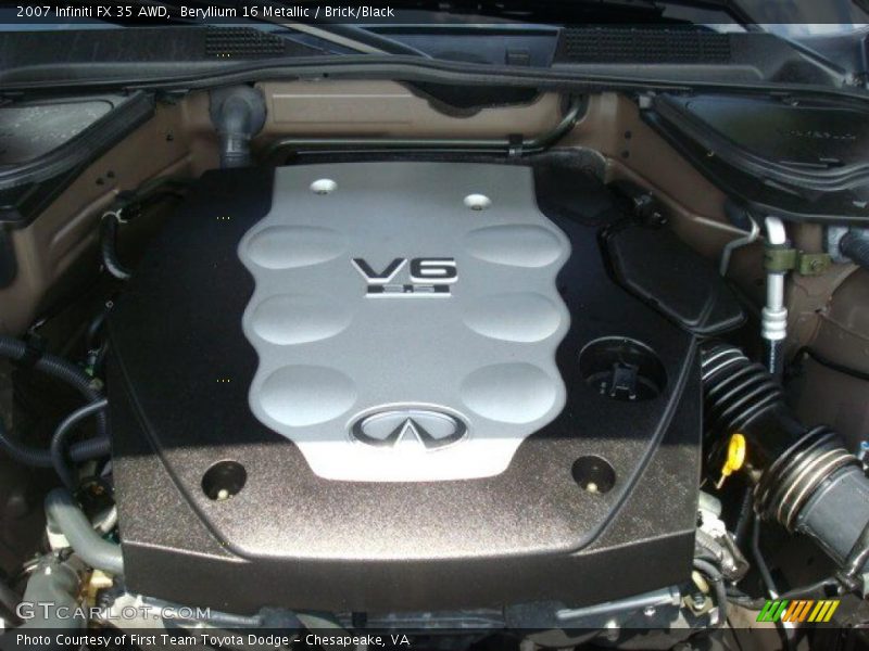 Beryllium 16 Metallic / Brick/Black 2007 Infiniti FX 35 AWD