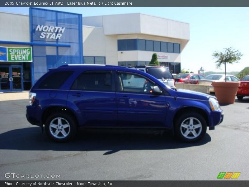 Laser Blue Metallic / Light Cashmere 2005 Chevrolet Equinox LT AWD
